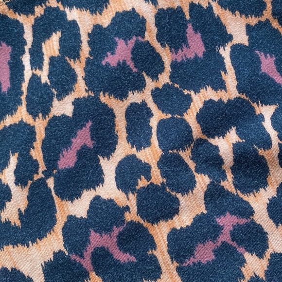 J. Crew Leopard Print Leggings - Orange and Black - Picture 3 of 6